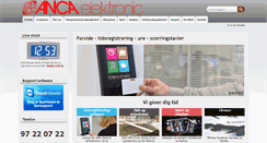 Desktop Screenshot of anca.dk